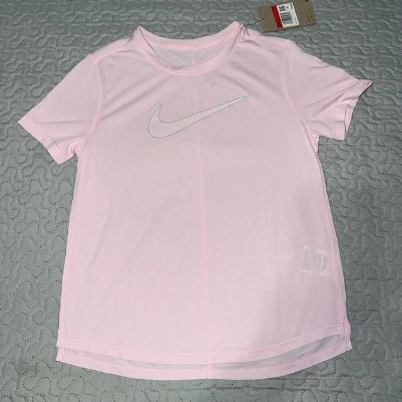 Nike girls dri-fit one tee shirt top athletic gym yoga activewear workout large - Picture 4 of 5